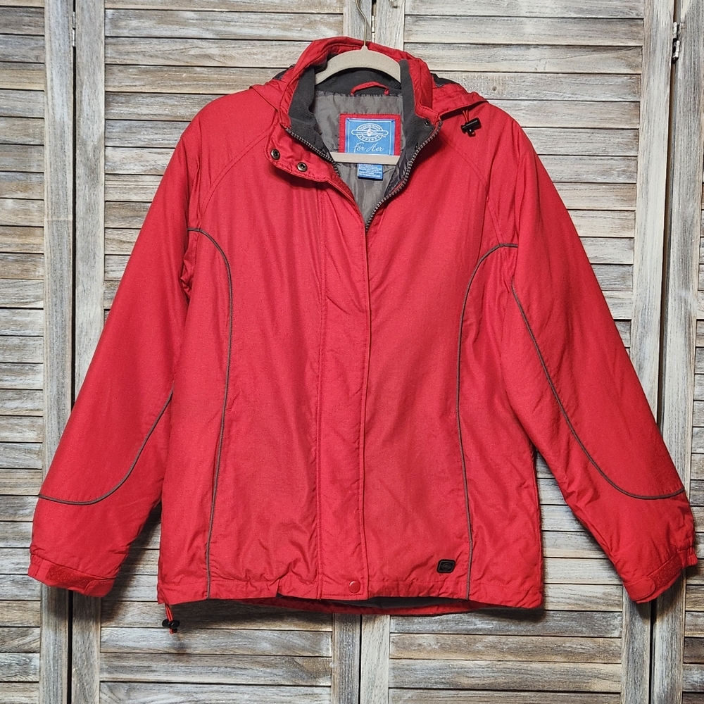 Charles River Apparel  Women’s Alpine Thinsulate Coat Red Jacket